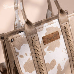 Wrangler Leopard Print Concealed Carry Tote Bag