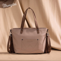 Wrangler Aztec Embroidered Tote Bag