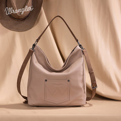 Wrangler Aztec Embroidered Fringe Shoulder Bag