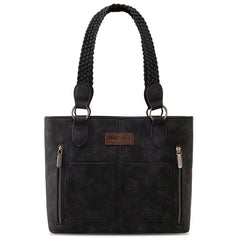 Wrangler Braided Detail Multi Pockets Concealed Carry Tote