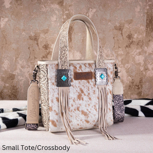2025 New Wrangler Hair-On Cowhide Tote/Crossbody Bag Collection