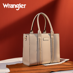 Wrangler Tote Bag for Women Zipper Shoulder Handbag - Cowgirl Wear