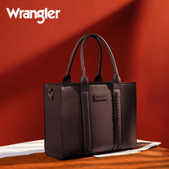 Wrangler Tote Bag for Women Zipper Shoulder Handbag - Cowgirl Wear