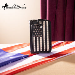 Montana West Western American Pride Phone Case Crossbody Wallet