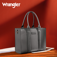Wrangler Tote Bag for Women Zipper Shoulder Handbag - Cowgirl Wear