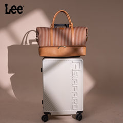 LEE Striped Collection Canvas Duffle Bag