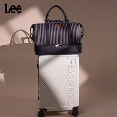 LEE Striped Collection Canvas Duffle Bag