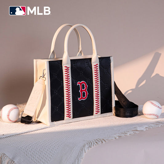 MLB Boston Red Sox Team Whipstitch Tote/Crossbody-Black