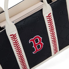 MLB Boston Red Sox Team Whipstitch Tote/Crossbody-Black