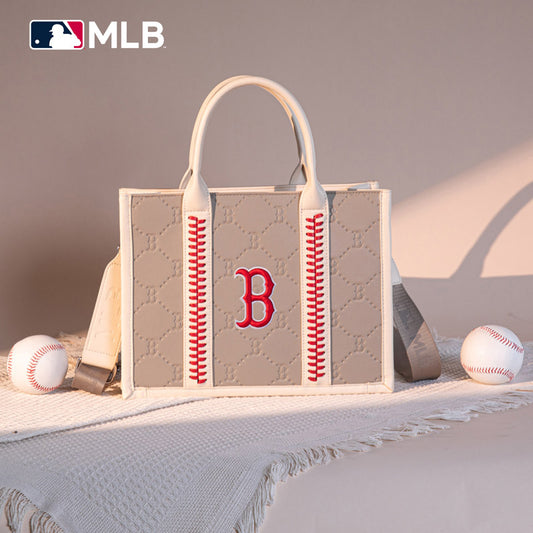 MLB Boston Red Sox Team Whipstitch Tote/Crossbody-Camel