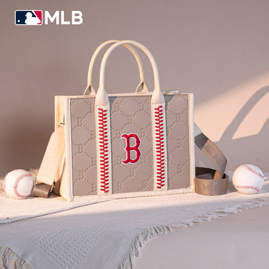 MLB Boston Red Sox Team Whipstitch Tote/Crossbody-Camel