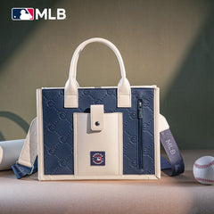 MLB Chicago Cubs Team Whipstitch Tote/Crossbody-Blue