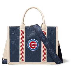 MLB Chicago Cubs Team Whipstitch Tote/Crossbody-Blue