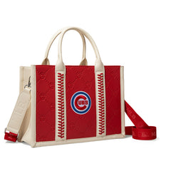 MLB Chicago Cubs Team Whipstitch Tote/Crossbody-Red