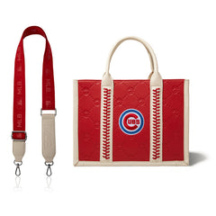 MLB Chicago Cubs Team Whipstitch Tote/Crossbody-Red
