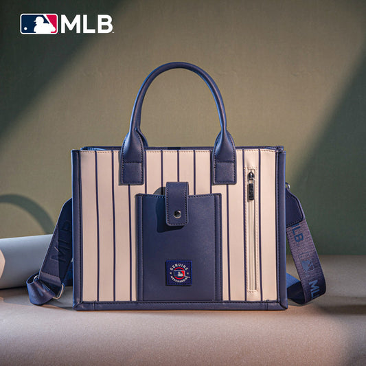 MLB Chicago Cubs Team Whipstitch Tote/Crossbody-Stripe