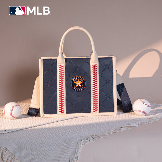 MLB Houston Astros Team Whipstitch Tote/Crossbody-Blue