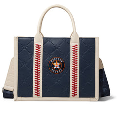 MLB Houston Astros Team Whipstitch Tote/Crossbody-Blue