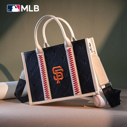 MLB San Francisco Giants Team Whipstitch Tote/Crossbody-Black