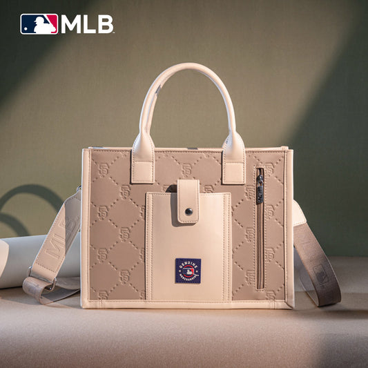 MLB San Francisco Giants Team Whipstitch Tote/Crossbody-Camel