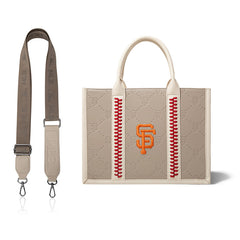 MLB San Francisco Giants Team Whipstitch Tote/Crossbody-Camel