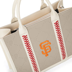 MLB San Francisco Giants Team Whipstitch Tote/Crossbody-Camel