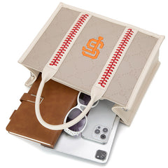 MLB San Francisco Giants Team Whipstitch Tote/Crossbody-Camel