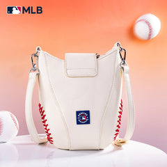 MLB Texas Rangers Leather Crossbody Bag