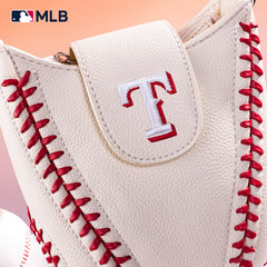 MLB Texas Rangers Leather Crossbody Bag