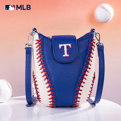MLB Texas Rangers Leather Crossbody Bag