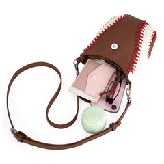 MLB Texas Rangers Leather Crossbody Bag