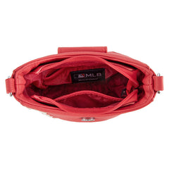 MLB Texas Rangers Leather Crossbody Bag