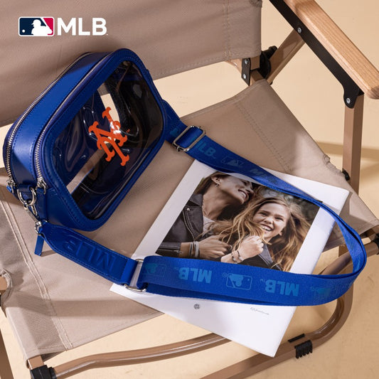 MLB New York Mets Clear Crossbody Bag