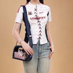 MLB New York Yankees Clear Crossbody Bag