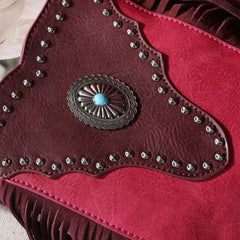 Montana West  Fringe Concho Crossbody