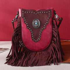 Montana West  Fringe Concho Crossbody
