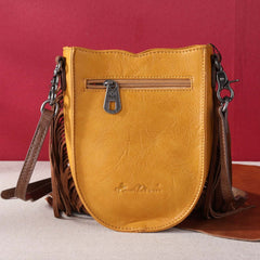 Montana West  Fringe Concho Crossbody
