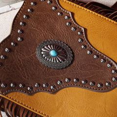 Montana West  Fringe Concho Crossbody