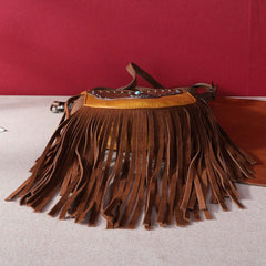 Montana West  Fringe Concho Crossbody
