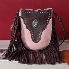 Montana West  Fringe Concho Crossbody
