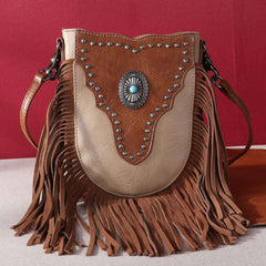 Montana West  Fringe Concho Crossbody