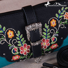 MW1252-181 Montana West Buckle Collection Clutch/Crossbody