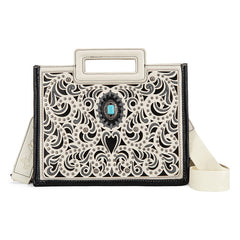 Montana West Cut-Out Embroidered Collection Tote/Crossbody