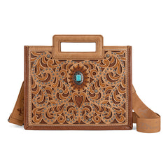 Montana West Cut-Out Embroidered Collection Tote/Crossbody