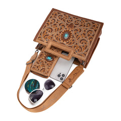 Montana West Cut-Out Embroidered Collection Tote/Crossbody
