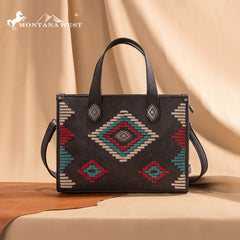 Montana West Aztec Collection Tote/Crossbody Set
