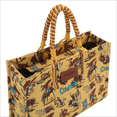 Wrangler Cowboy Print Tote Bag