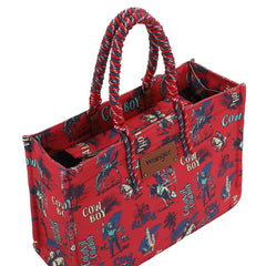 Wrangler Cowboy Print Tote Bag