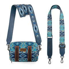 Wrangler Aztec Printed Crossbody Purse