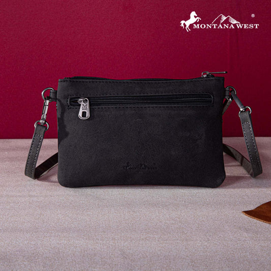 Montana West Embroidered Collection Clutch/Crossbody
